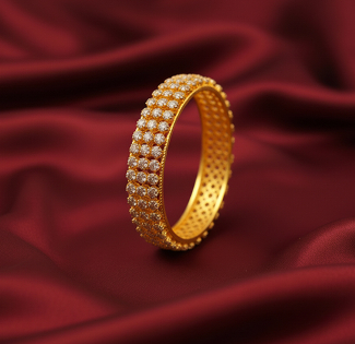 Uncut Diamond Kada Bangle
